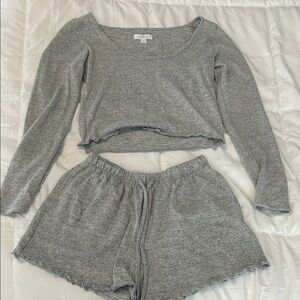 Wild Fable Heather Gray Lounge Set